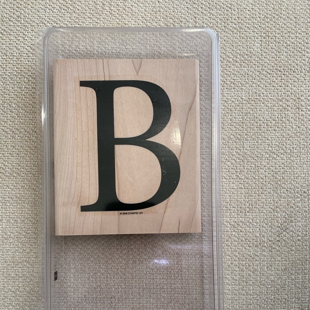 Stampin’ Up Monogram B Stamp